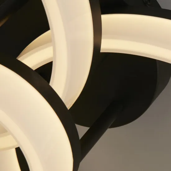 Searchlight Triple fekete LED mennyezeti lámpa (SL-62793BK) LED 1 izzós IP20