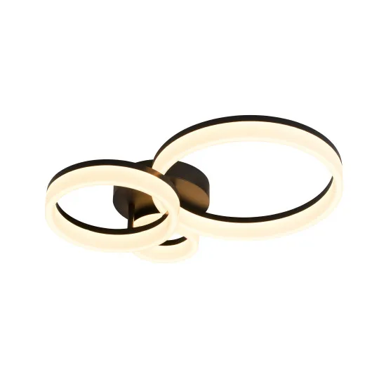 Searchlight Triple fekete LED mennyezeti lámpa (SL-62793BK) LED 1 izzós IP20