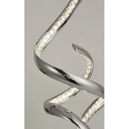 Searchlight Twirls króm LED asztali lámpa (SL-9218CC) LED 1 izzós IP20