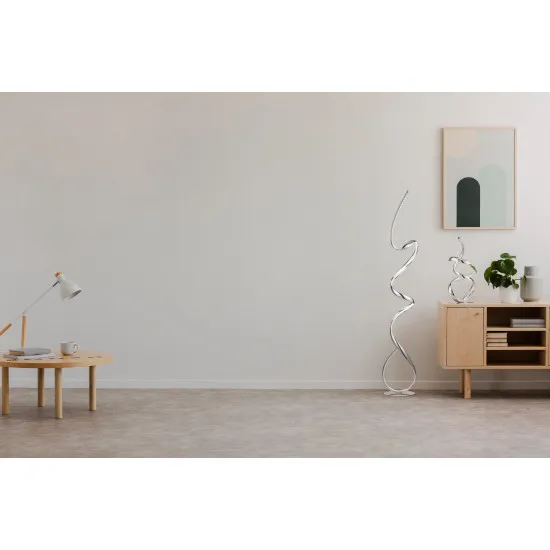 Searchlight Twirls króm LED asztali lámpa (SL-9218CC) LED 1 izzós IP20