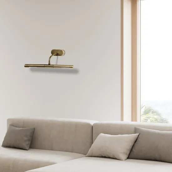 Searchlight Valencia antik sárgaréz képvilágító (SL-7135AB) G9 2 izzós IP20