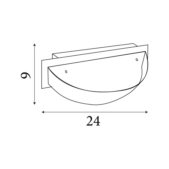 Searchlight Vega króm fali lámpa (SL-2692CC) R7S 1 izzós IP20
