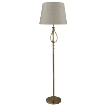 Searchlight Vegas sárgaréz LED állólámpa (SL-7485AB) E27+LED 1 izzós IP20