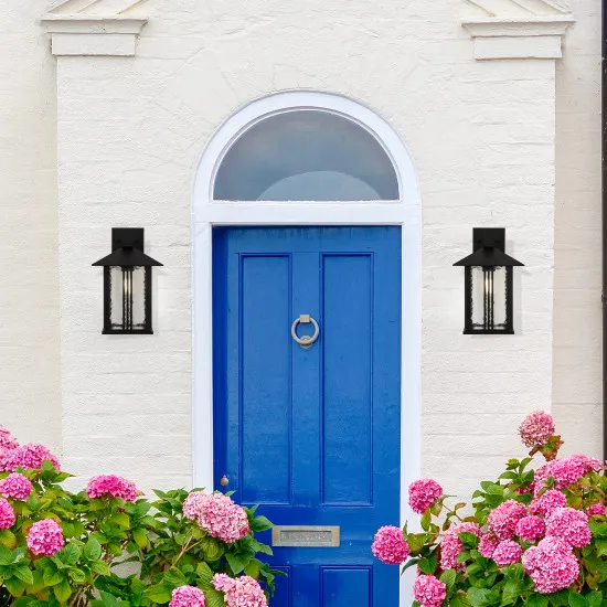 Searchlight Venice fekete kültéri falikar (SL-7926BK) E27 1 izzós IP44