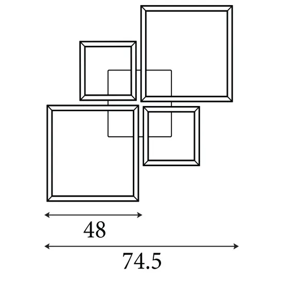 Searchlight Vermont fekete kültéri mennyezeti lámpa (SL-2942BK) E27 1 izzós IP54