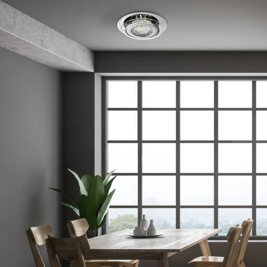 Searchlight Vesta króm LED mennyezeti lámpa (SL-1692CC) LED 1 izzós IP20