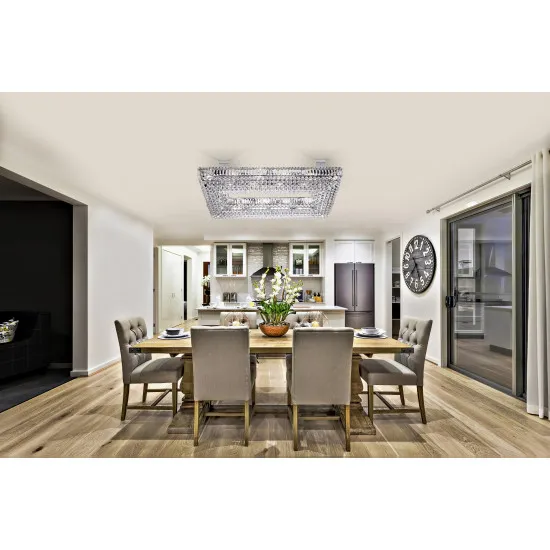 Searchlight VESUVIUS króm kristály függesztett lámpa (SL-8382CC) E14 26 izzós