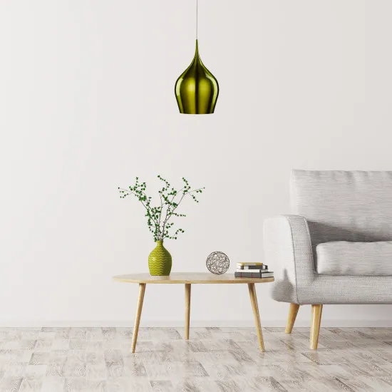 Searchlight Vibrant zöld függesztett lámpa (SL-6461-26GR) E27 1 izzós IP20