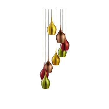 Searchlight Vibrant színes függesztett lámpa (SL-6468-8) E14 8 izzós IP20