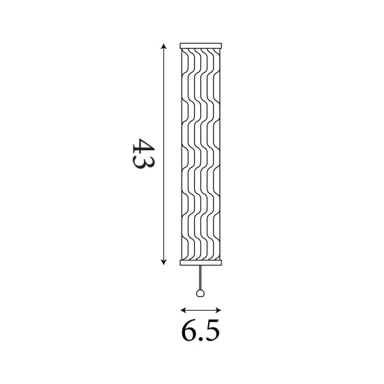 Searchlight Vibrate fekete fürdőszobai LED fali lámpa (SL-66311-1BK) LED 1 izzós IP44