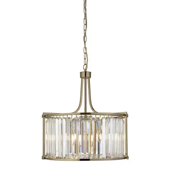 Searchlight Victoria sárgaréz függesztett lámpa (SL-8295-5AB) E27 5 izzós IP20