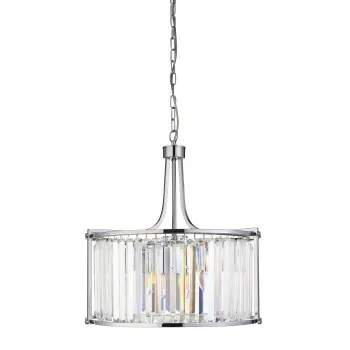 Searchlight Victoria króm függesztett lámpa (SL-8295-5CC) E27 5 izzós IP20