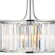 Searchlight Victoria króm-átlátszó kristály függesztett lámpa (SL-8295-5CC) E27 5 izzós IP20
