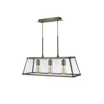 Searchlight Voyager sárgaréz függesztett lámpa (SL-4613-3AB) E27 3 izzós IP20