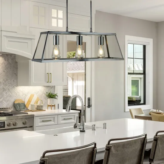 Searchlight VOYAGER króm függesztett lámpa (SL-4613-3CC) E27 3 izzós