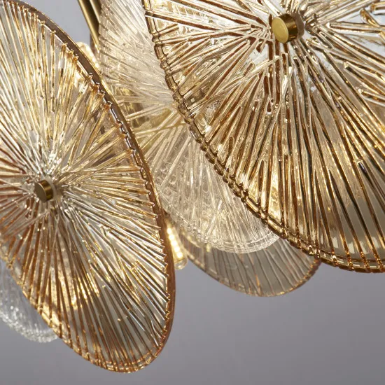 Searchlight Wagon Wheel bronz függesztett lámpa (SL-88210-10BZ) G9 10 izzós IP20