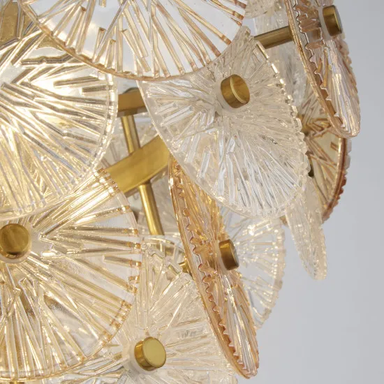 Searchlight Wagon Wheel bronz függesztett lámpa (SL-88210-5BZ) G9 5 izzós IP20