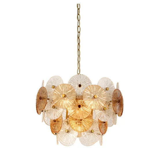 Searchlight Wagon Wheel bronz függesztett lámpa (SL-88210-5BZ) G9 5 izzós IP20