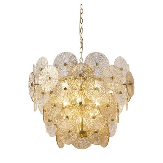 Searchlight Wagon Wheel bronz függesztett lámpa (SL-88210-9BZ) G9 9 izzós IP20