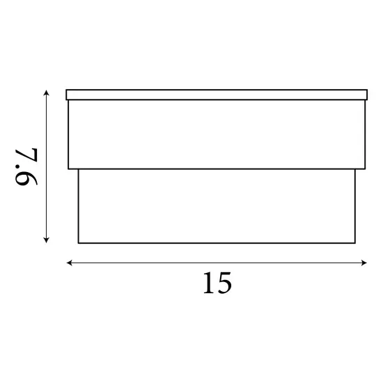 Searchlight Walkover fehér LED kültéri talajba építhető lámpa (SL-9913WH) LED 1 izzós IP68