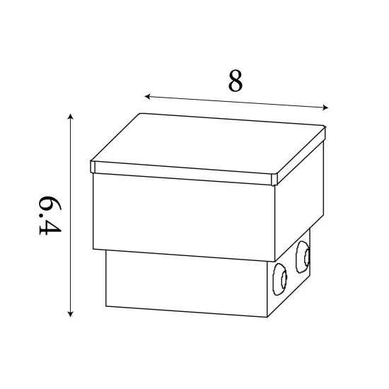 Searchlight Walkover fehér LED kültéri talajba építhető lámpa (SL-9914WH) LED 1 izzós IP68