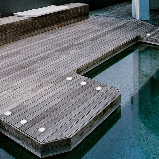 Searchlight Walkover fehér LED kültéri talajba építhető lámpa szett (10 db) (SL-9927-10) LED 10 izzós IP68