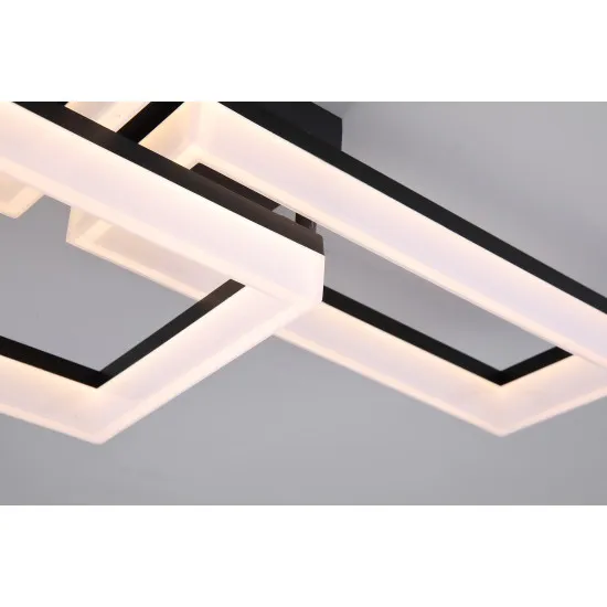 Searchlight Wall Art II fekete LED mennyezeti lámpa (SL-28612BK) LED 1 izzós IP20