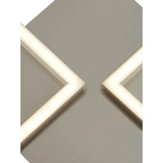 Searchlight Wall Art ezüst LED fali lámpa (SL-2722SS) LED 1 izzós IP20