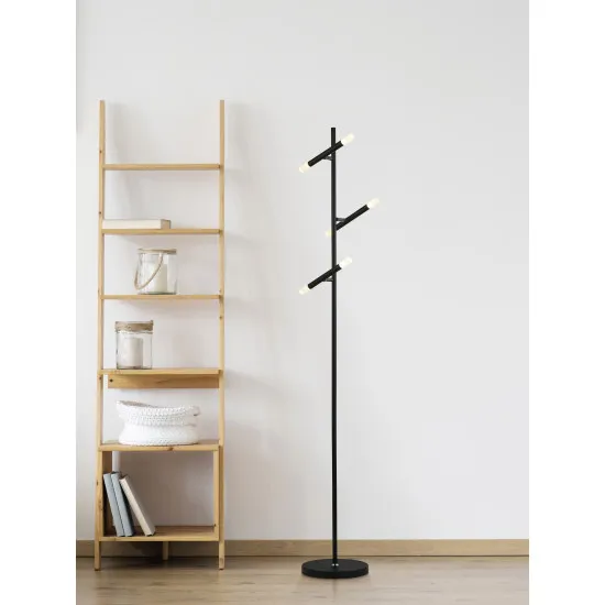 Searchlight Wands fekete-fehér LED állólámpa (SL-4869BK) LED 1 izzós IP20