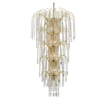 Searchlight Waterfall arany csillár (SL-1313-13GO) E14 13 izzós IP20