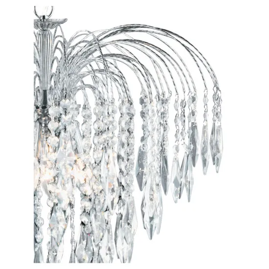 Searchlight WATERFALL króm kristály csillár (SL-4175-5) E14 5 izzós