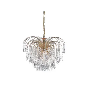 Searchlight Waterfall arany csillár (SL-5175-5) E14 5 izzós IP20