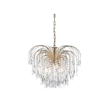 Searchlight Waterfall arany csillár (SL-5175-5) E14 5 izzós IP20