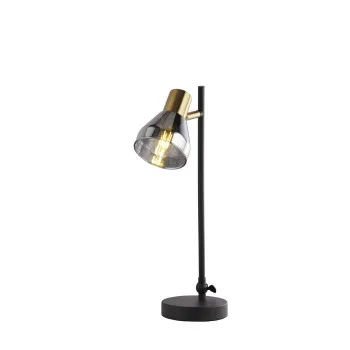 Searchlight Westminster fekete asztali lámpa (SL-23802-1SM) E14 2 izzós IP20