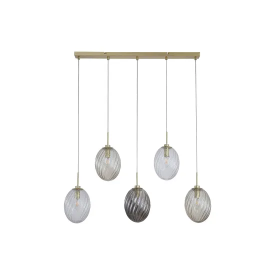 Searchlight Whirl sárgaréz függesztett lámpa (SL-24141-5SB) E14 5 izzós IP20