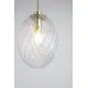 Searchlight Whirl sárgaréz-átlátszó függesztett lámpa (SL-24141CL) E14 1 izzós IP20