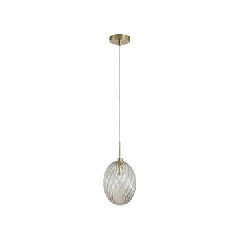 Searchlight Whirl sárgaréz-pezsgő függesztett lámpa (SL-24141CP) E14 1 izzós IP20