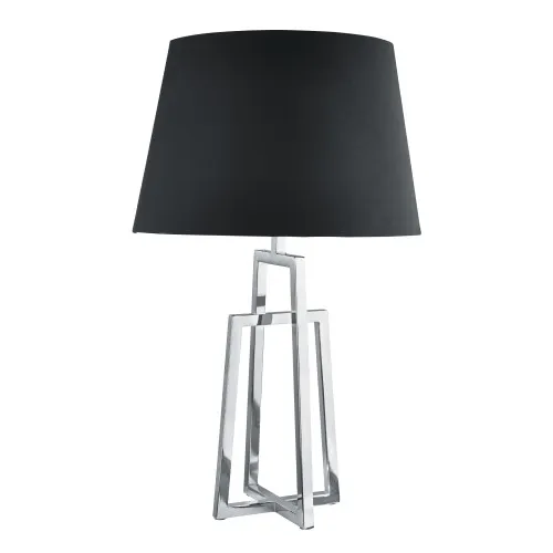 Searchlight York króm-fekete asztali lámpa (SL-1533CC-1) E27 1 izzós IP20