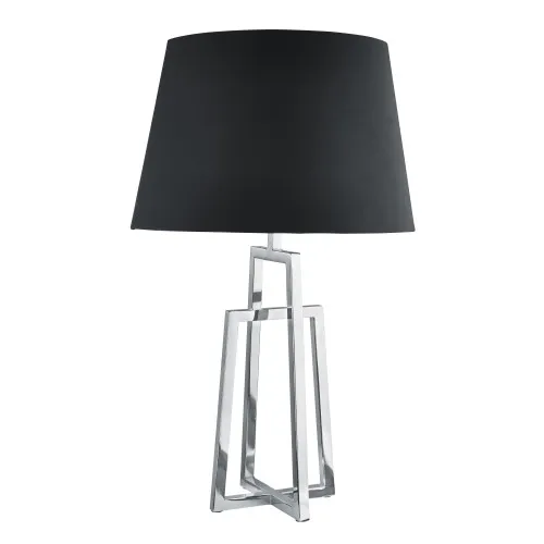 Searchlight York króm-fekete asztali lámpa (SL-1533CC-1) E27 1 izzós IP20