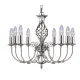 Searchlight Zanzibar ezüst csillár (SL-4489-8) E14 8 izzós