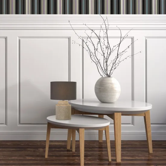 Searchlight Zara szürke asztali lámpa (SL-9260GY) E14 1 izzós IP20