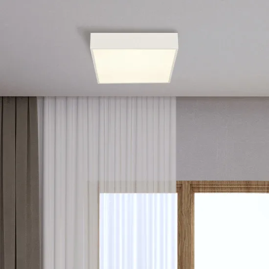 Searchlight Zeus fehér fürdőszobai LED mennyezeti lámpa (SL-72370WH) LED 1 izzós IP44