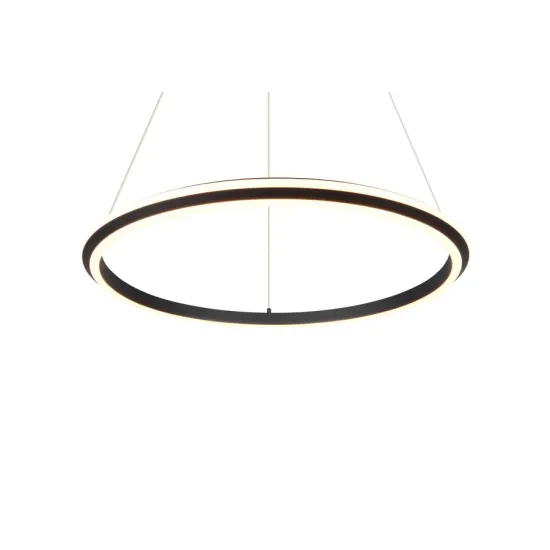 Trio Amador matt fekete LED függesztett lámpa (TRI-331019132) LED 1 izzós IP20