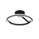 Trio Amador matt fekete LED mennyezeti lámpa (TRI-635510132) LED 1 izzós IP20