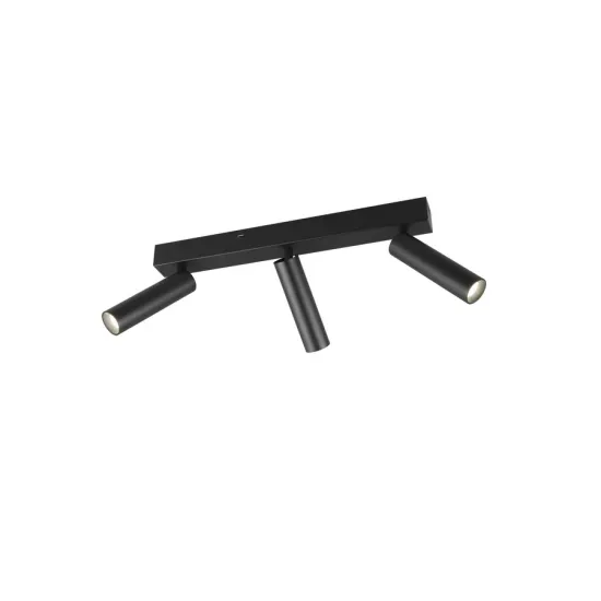 Trio Ambala fekete LED mennyezeti spotlámpa (TRI-849210332) LED 3 izzós IP20