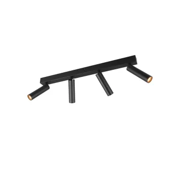 Trio Ambala fekete LED mennyezeti spotlámpa (TRI-849210432) LED 4 izzós IP20