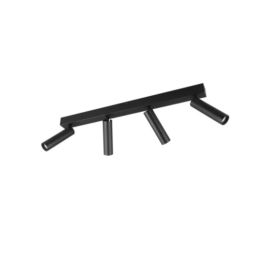 Trio Ambala fekete LED mennyezeti spotlámpa (TRI-849210432) LED 4 izzós IP20