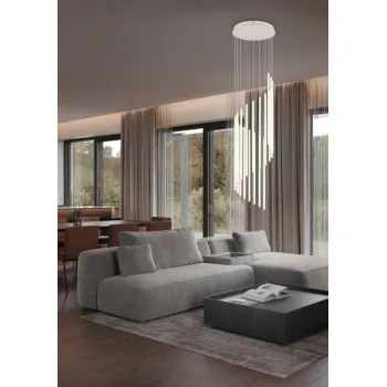 Trio Baxter szürke LED függesztett lámpa (TRI-330632076) LED 1 izzós IP20