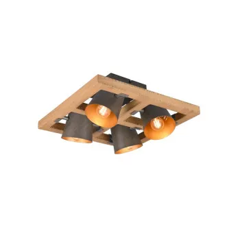 Trio Bell natúr-nikkel mennyezeti lámpa (TRI-601900467) E14 4 izzós IP20