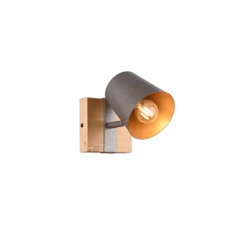 Trio Bell natúr-nikkel fali/mennyezeti spotlámpa (TRI-801900167) E14 1 izzós IP20